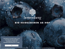Tablet Screenshot of beerenberg.at